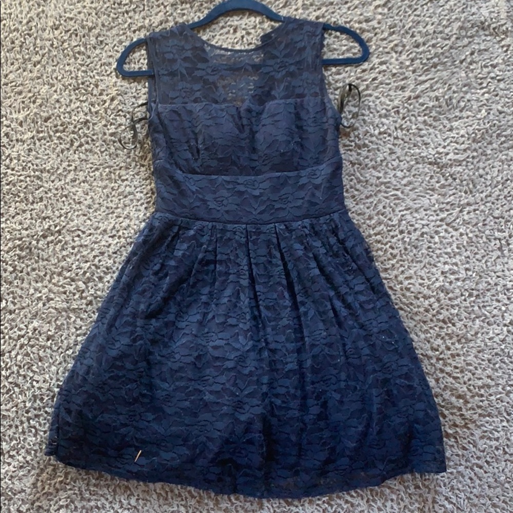Cute stitched blue dress only worn once
